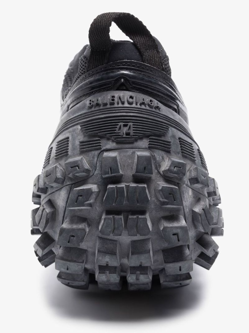 Black Defender Low Top Sneakers