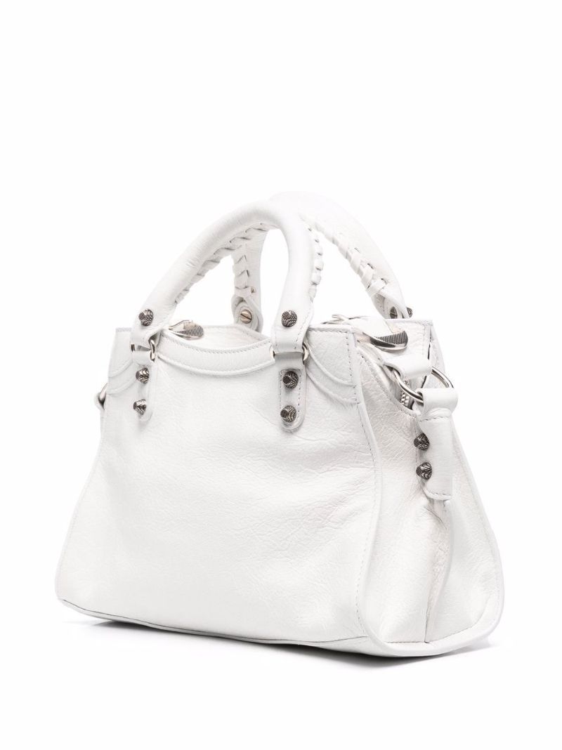 White Neo Cagole Xs Leather Handbag