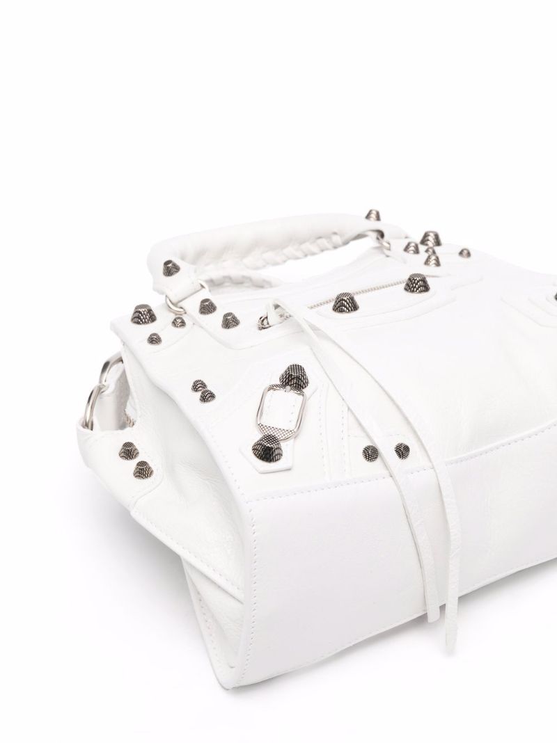 White Neo Cagole Xs Leather Handbag