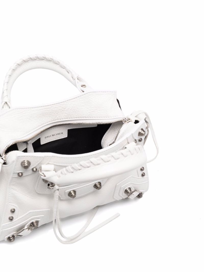 White Neo Cagole Xs Leather Handbag
