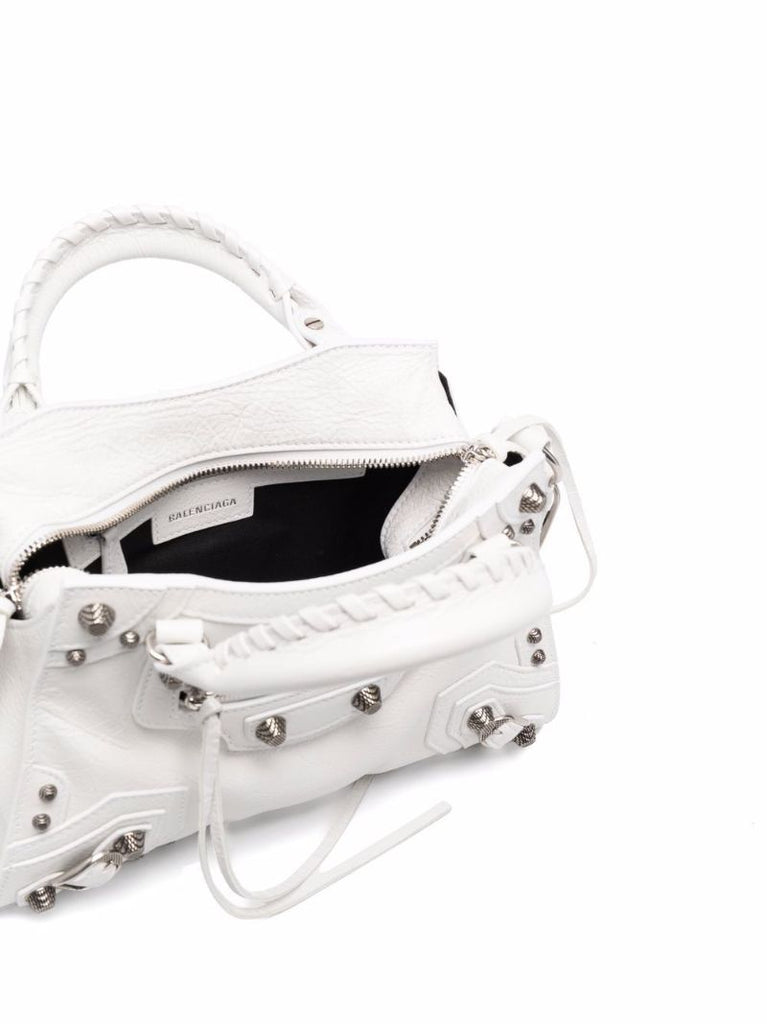White Neo Cagole Xs Leather Handbag
