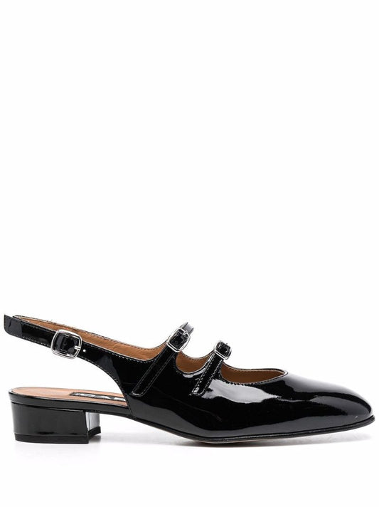 Black Peche 20 Slingback Pumps