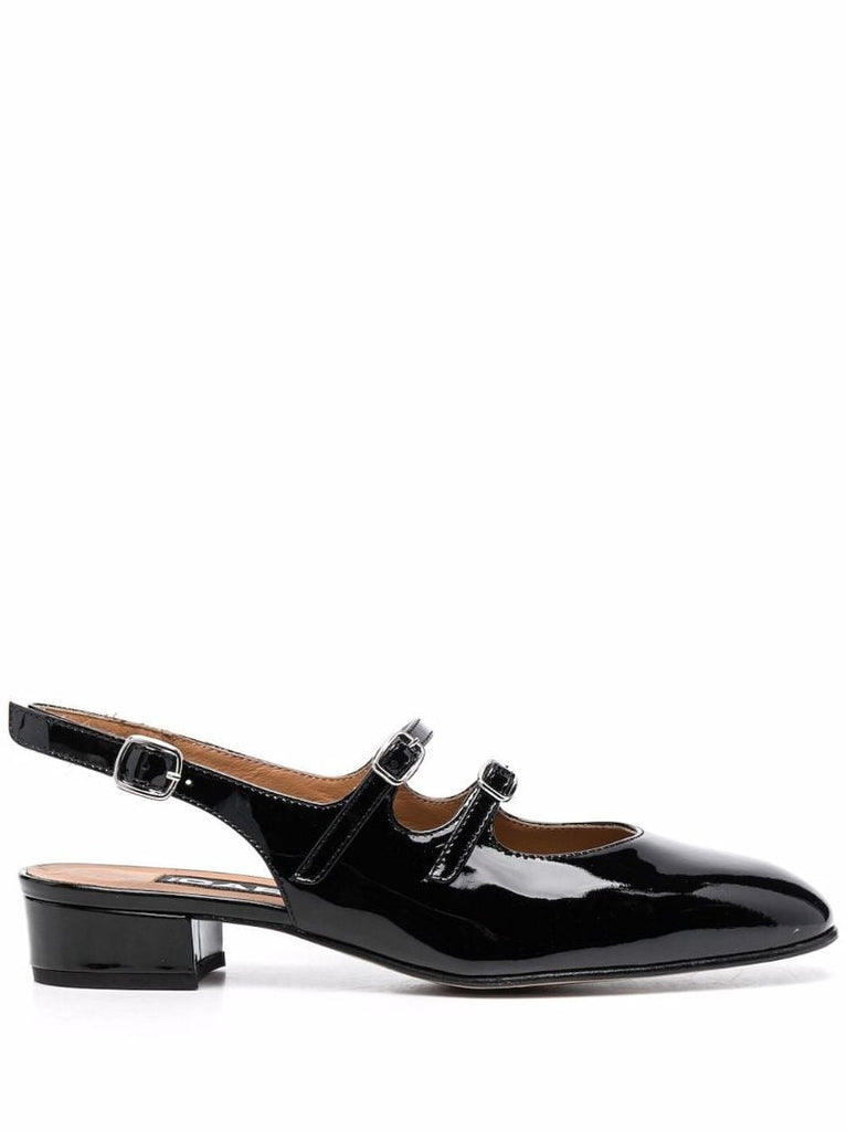Black Peche 20 Slingback Pumps