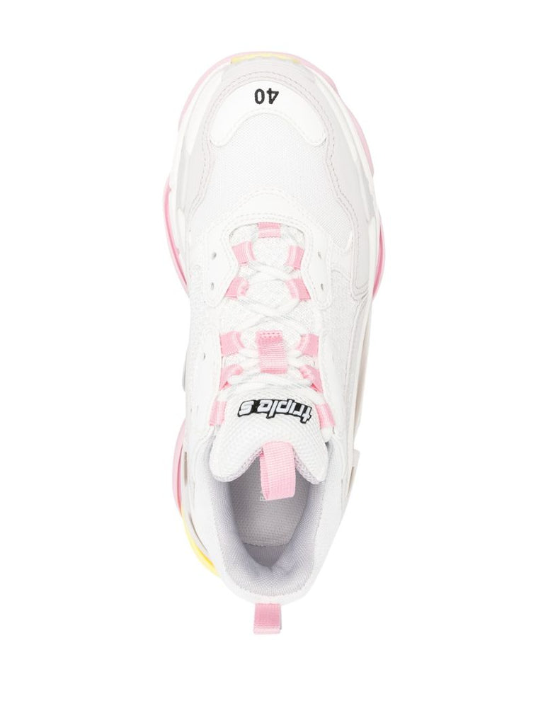 White Triple S Sneakers