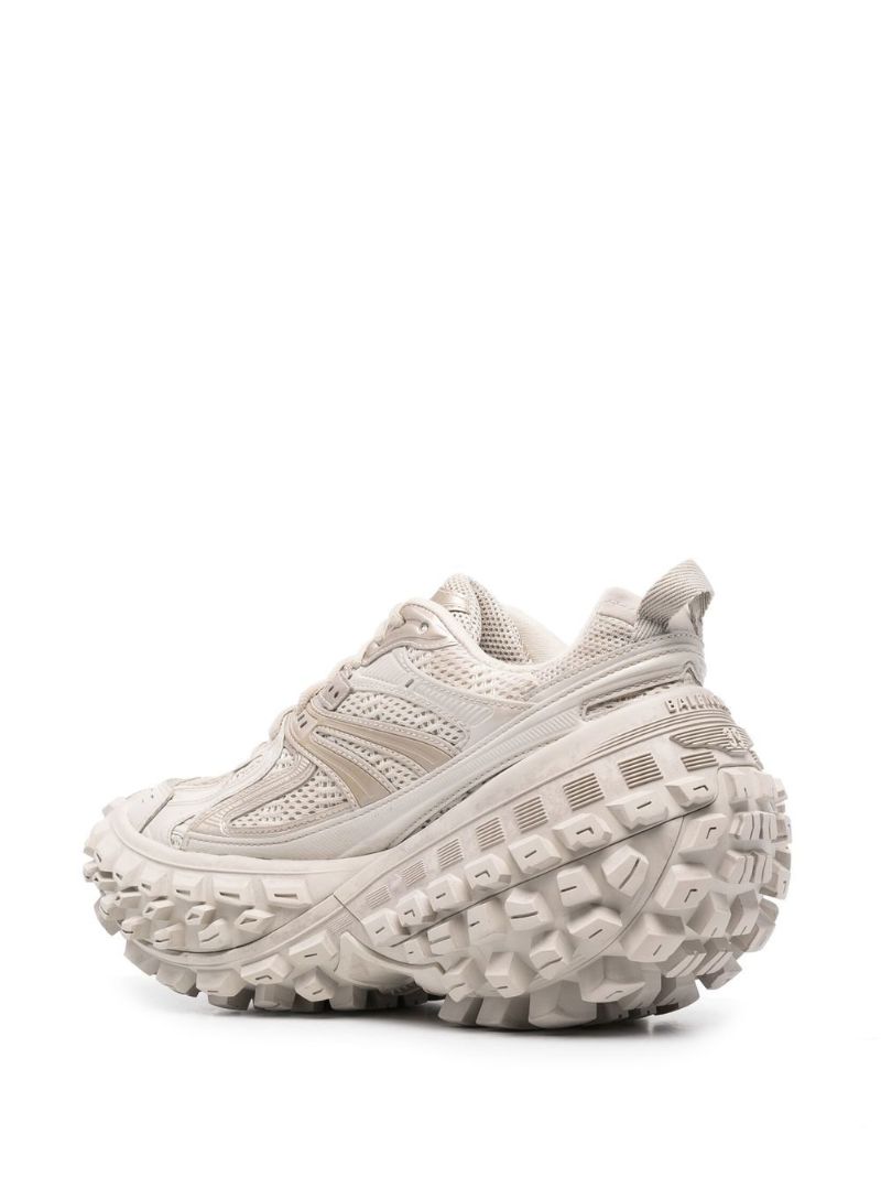 Neutral Bouncer Platform Sneakers