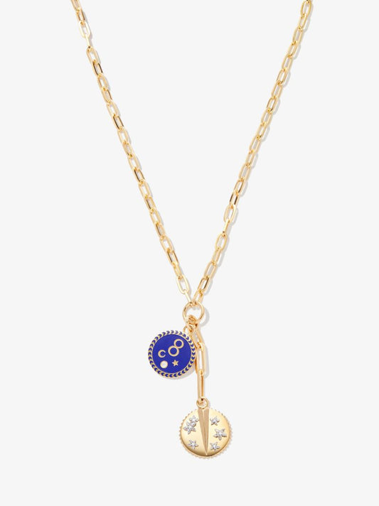 18k Yellow Gold Karma Resilience Refined Clip Chain Necklace