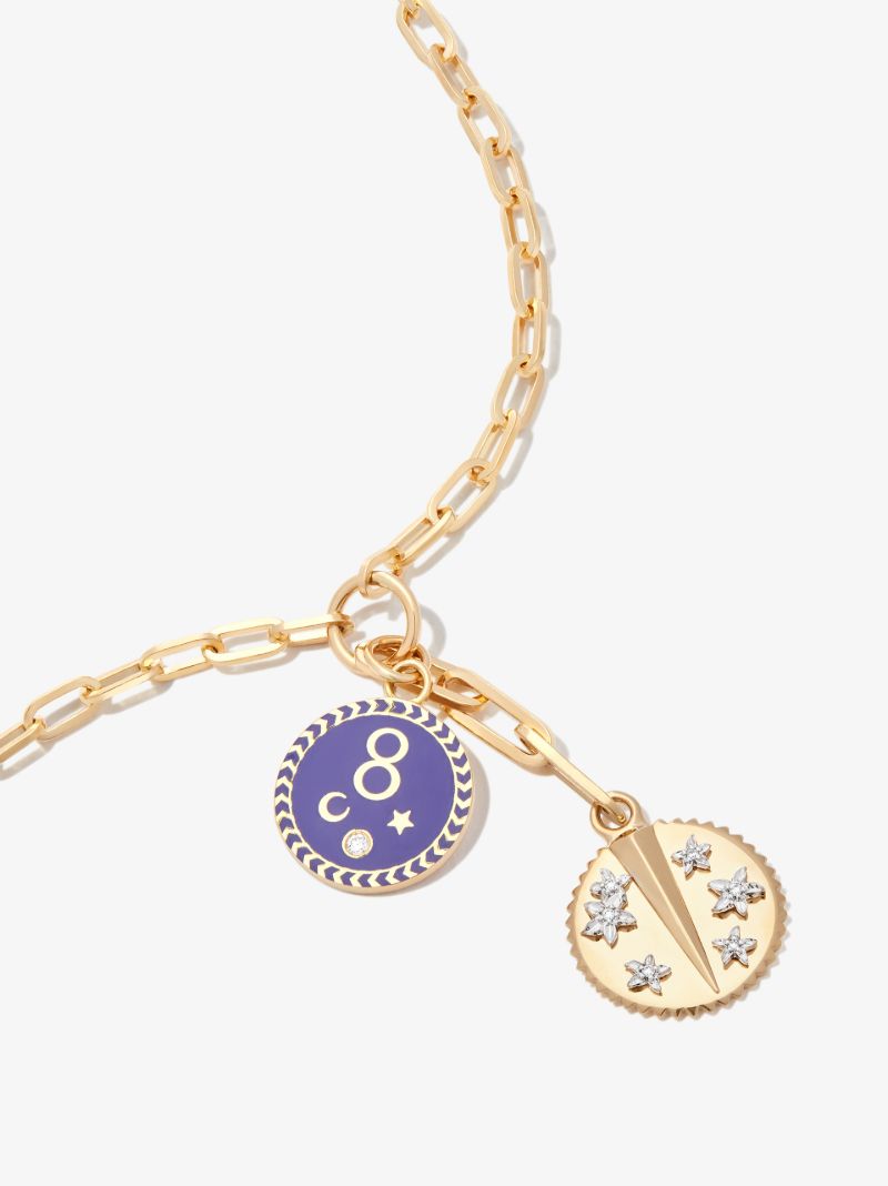 18k Yellow Gold Karma Resilience Refined Clip Chain Necklace