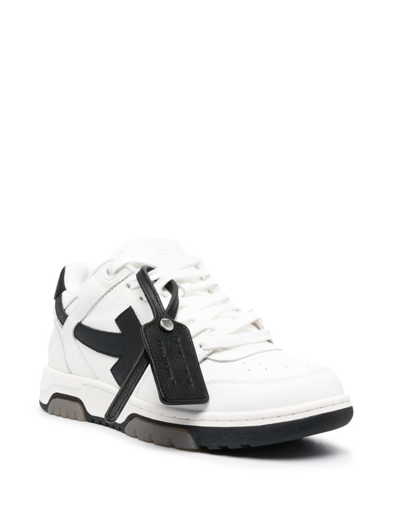 White Out of Office Low-top Leather Sneakers