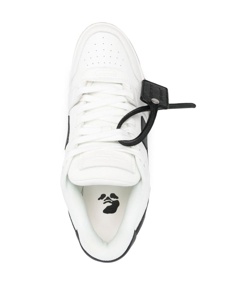White Out of Office Low-top Leather Sneakers
