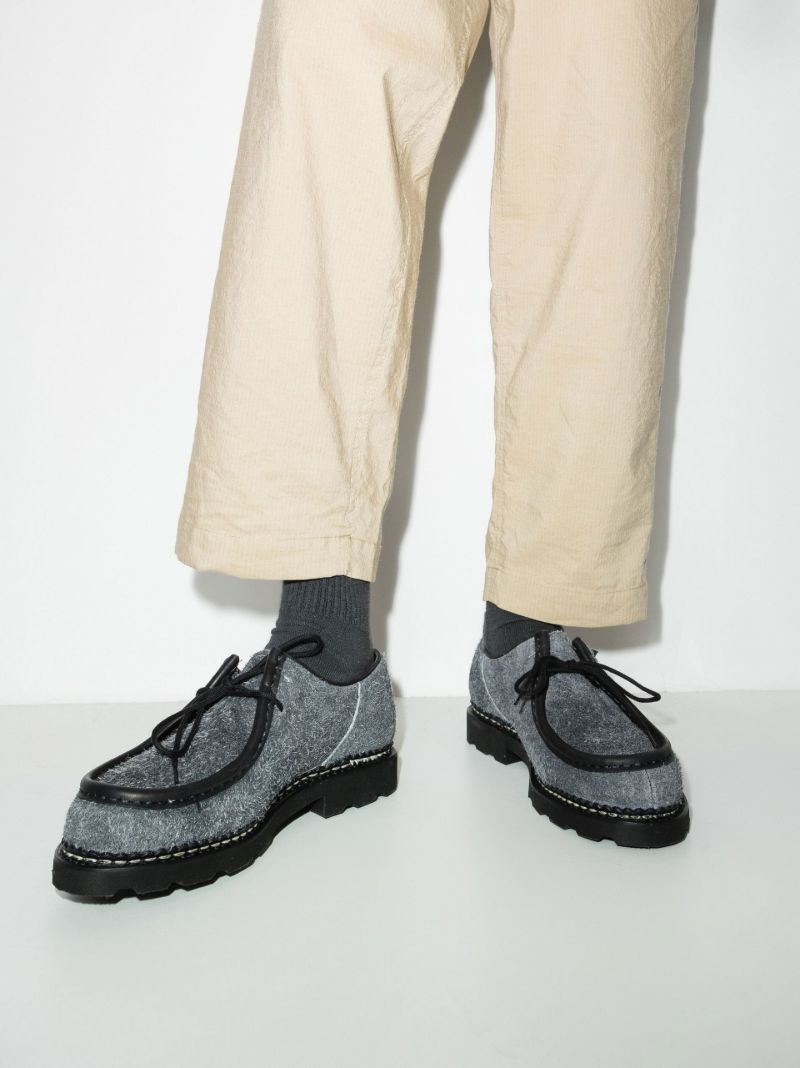 X Browns Grey Michael Suede Shoes