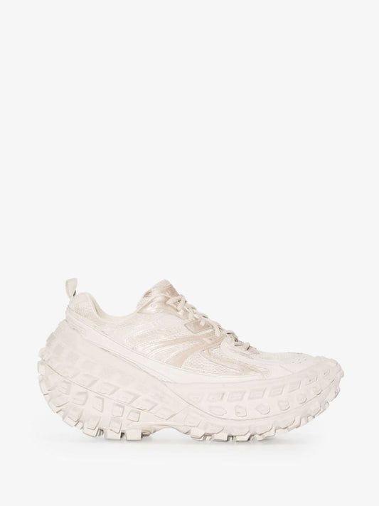 White Defender Low Top Sneakers