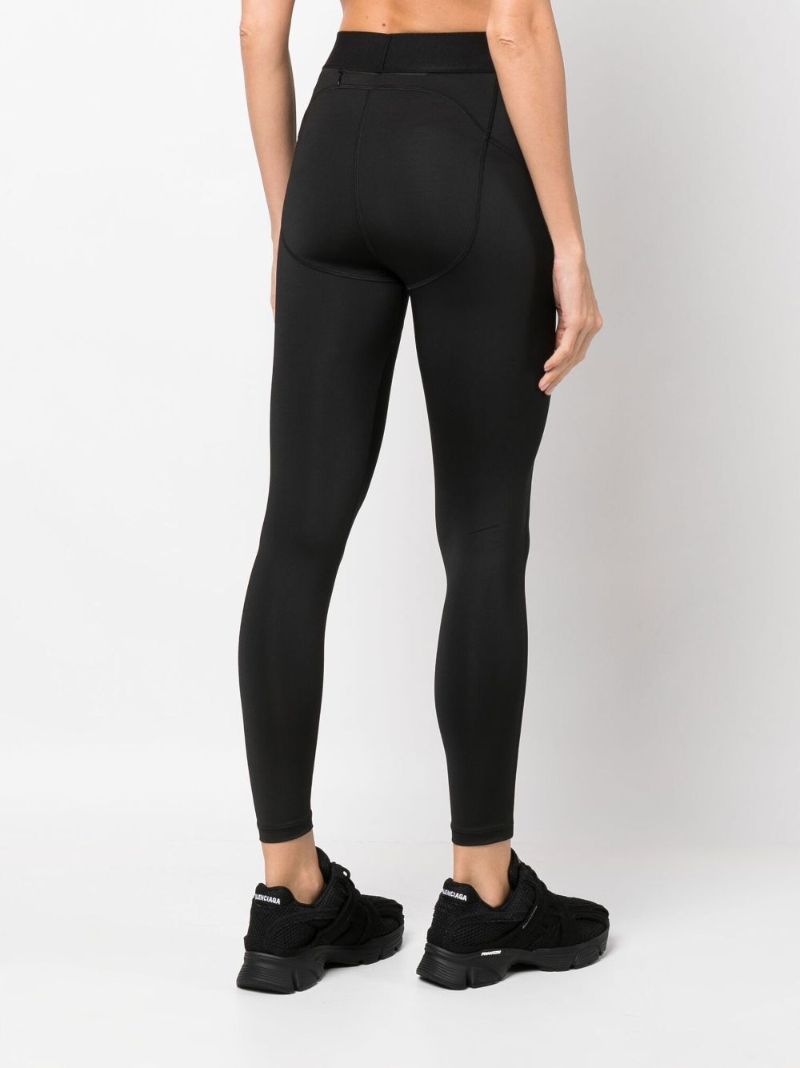Black 3b Sports Icon Logo Leggings