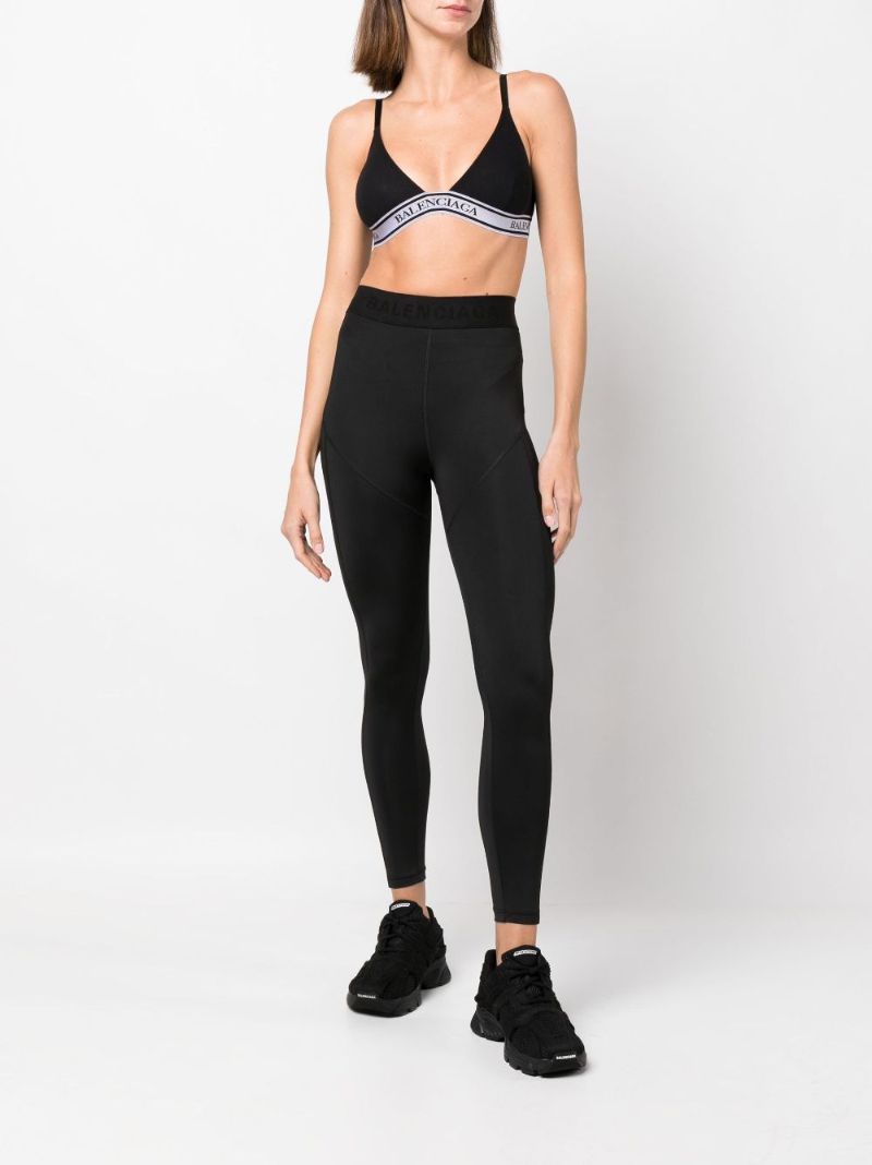 Black 3b Sports Icon Logo Leggings