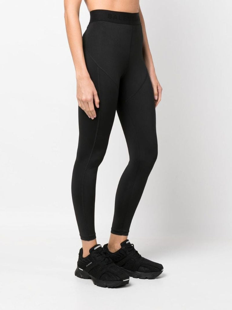 Black 3b Sports Icon Logo Leggings