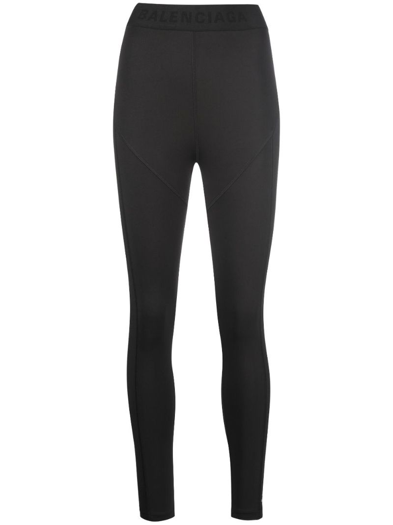 Black 3b Sports Icon Logo Leggings