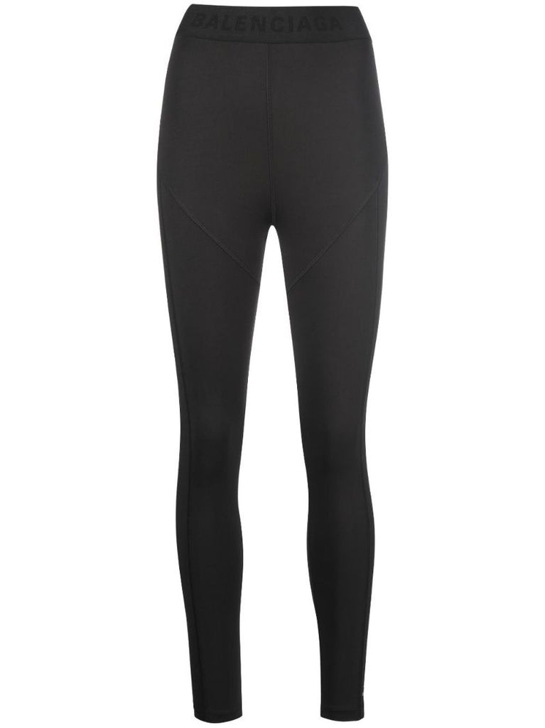Black 3b Sports Icon Logo Leggings