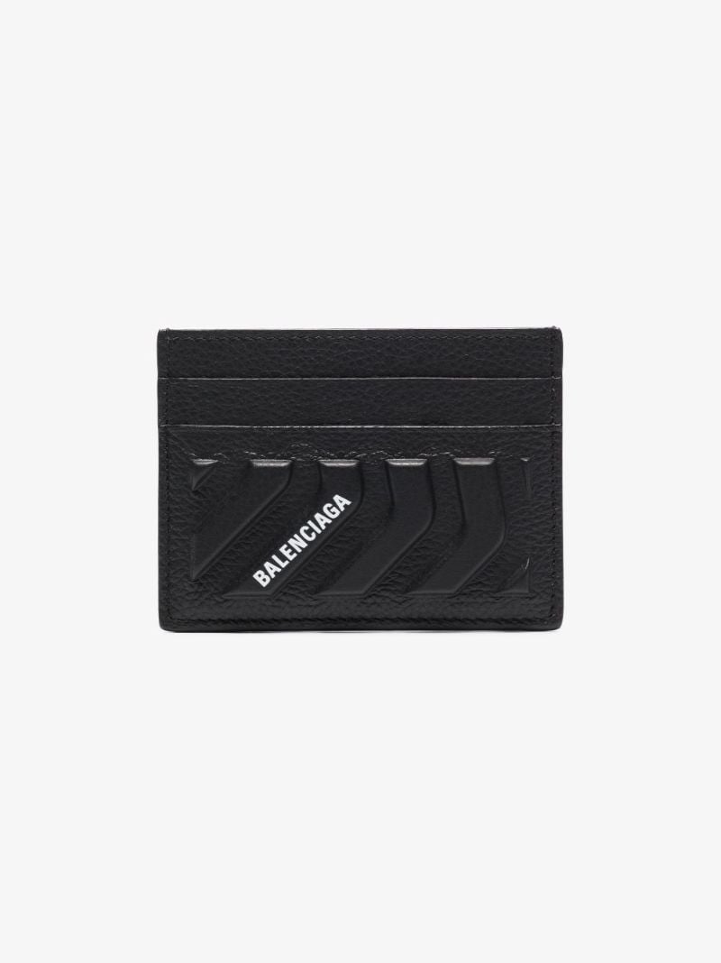 Black Car Leather Cardholder