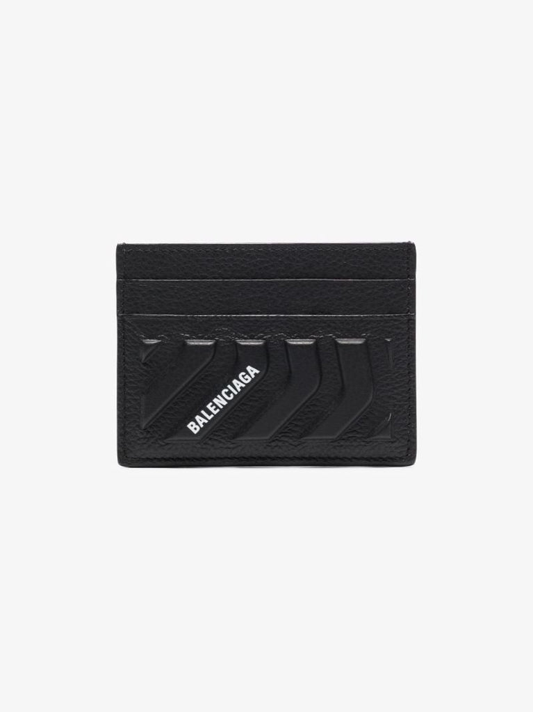 Black Car Leather Cardholder