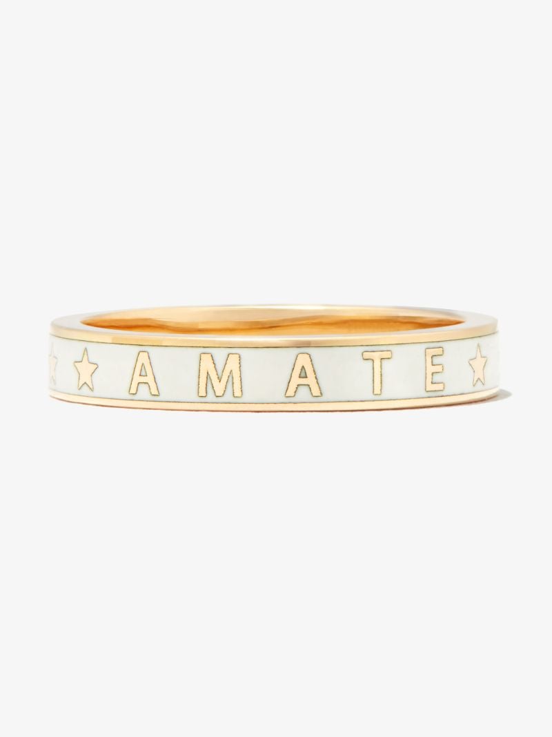18k Yellow Gold Amate Ring