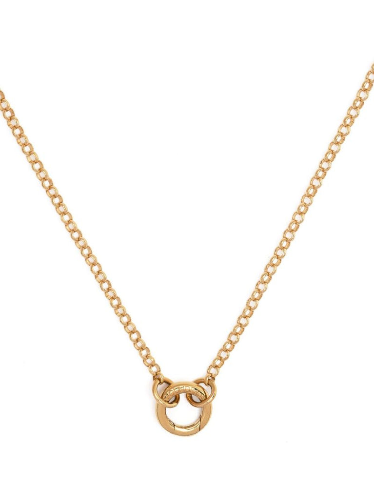 18k Yellow Gold Small Open Belcher Chain Necklace
