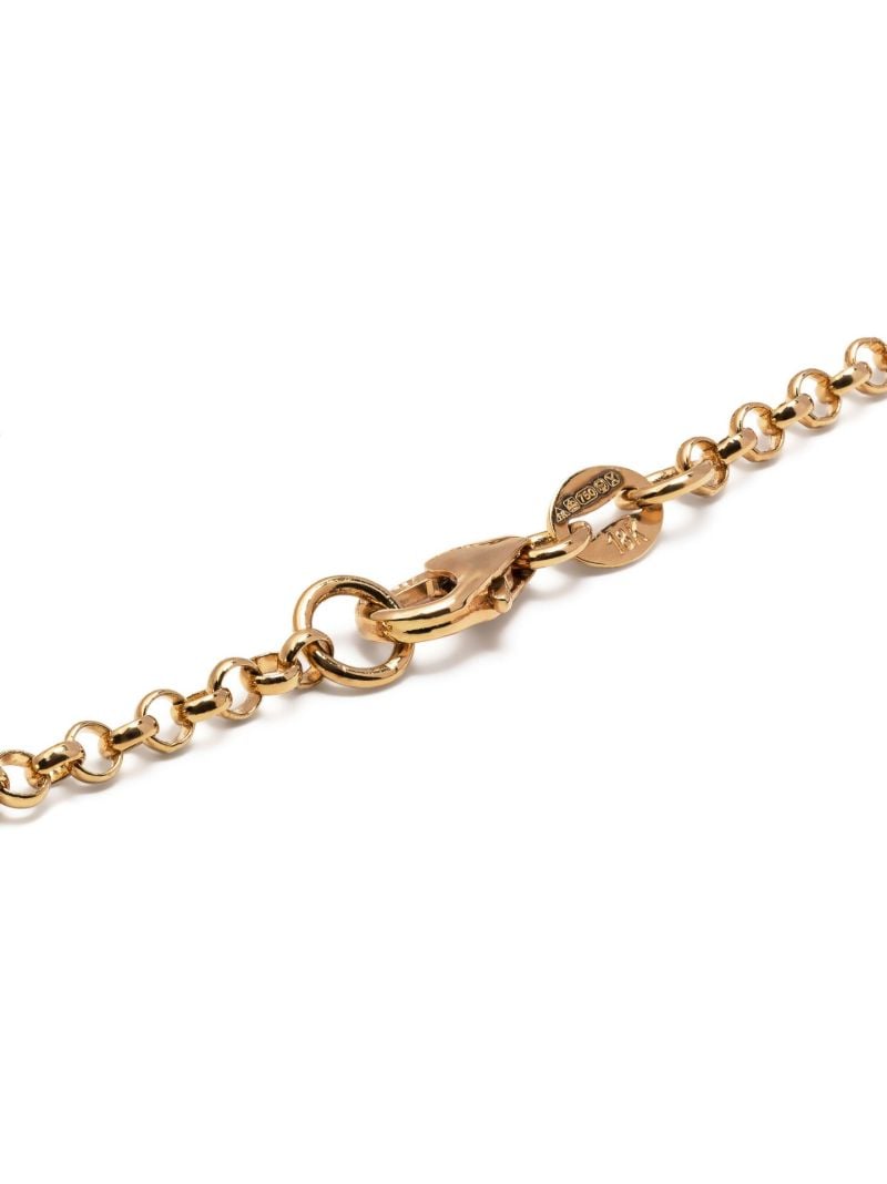 18k Yellow Gold Small Open Belcher Chain Necklace