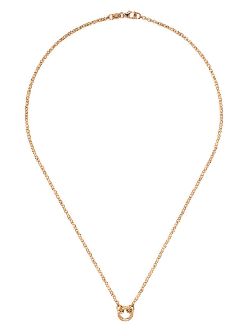 18k Yellow Gold Small Open Belcher Chain Necklace
