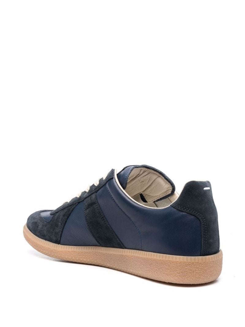 Blue Replica Leather Sneakers