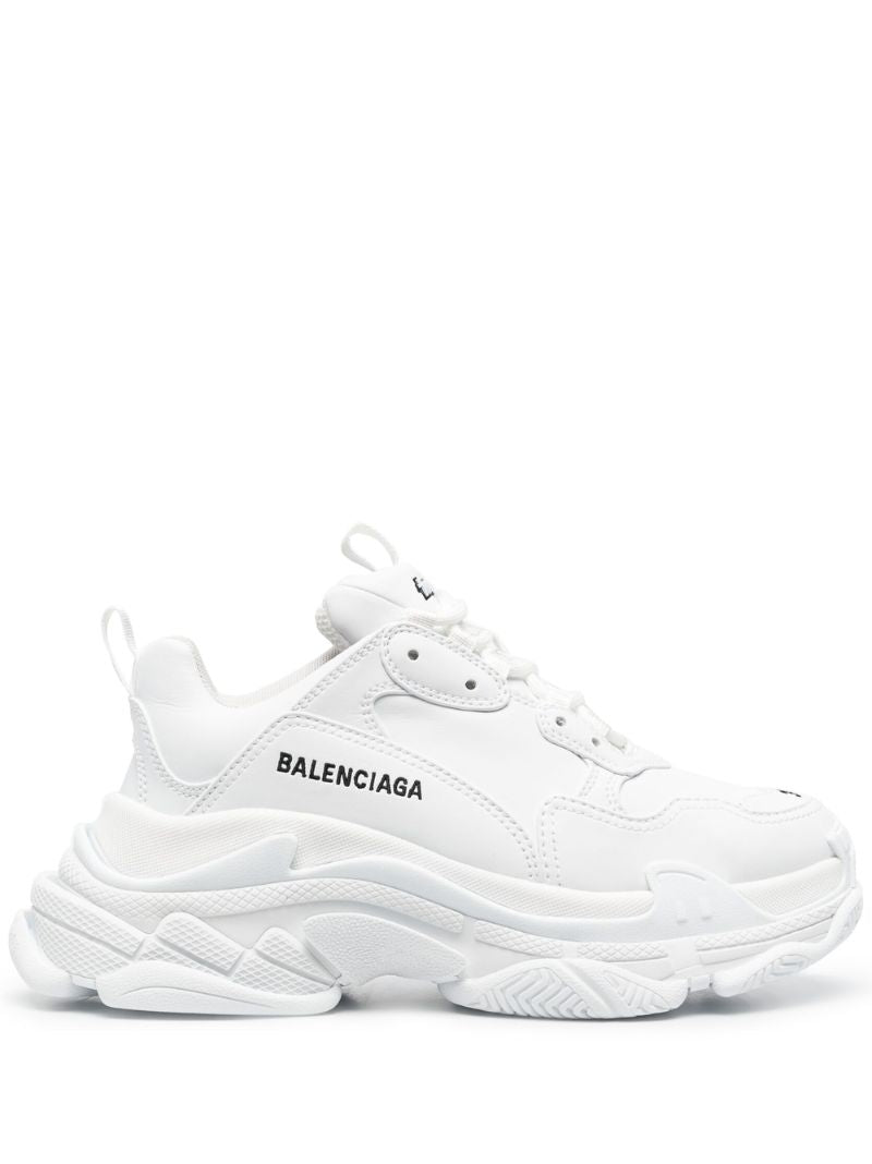 White Triple S Sneakers