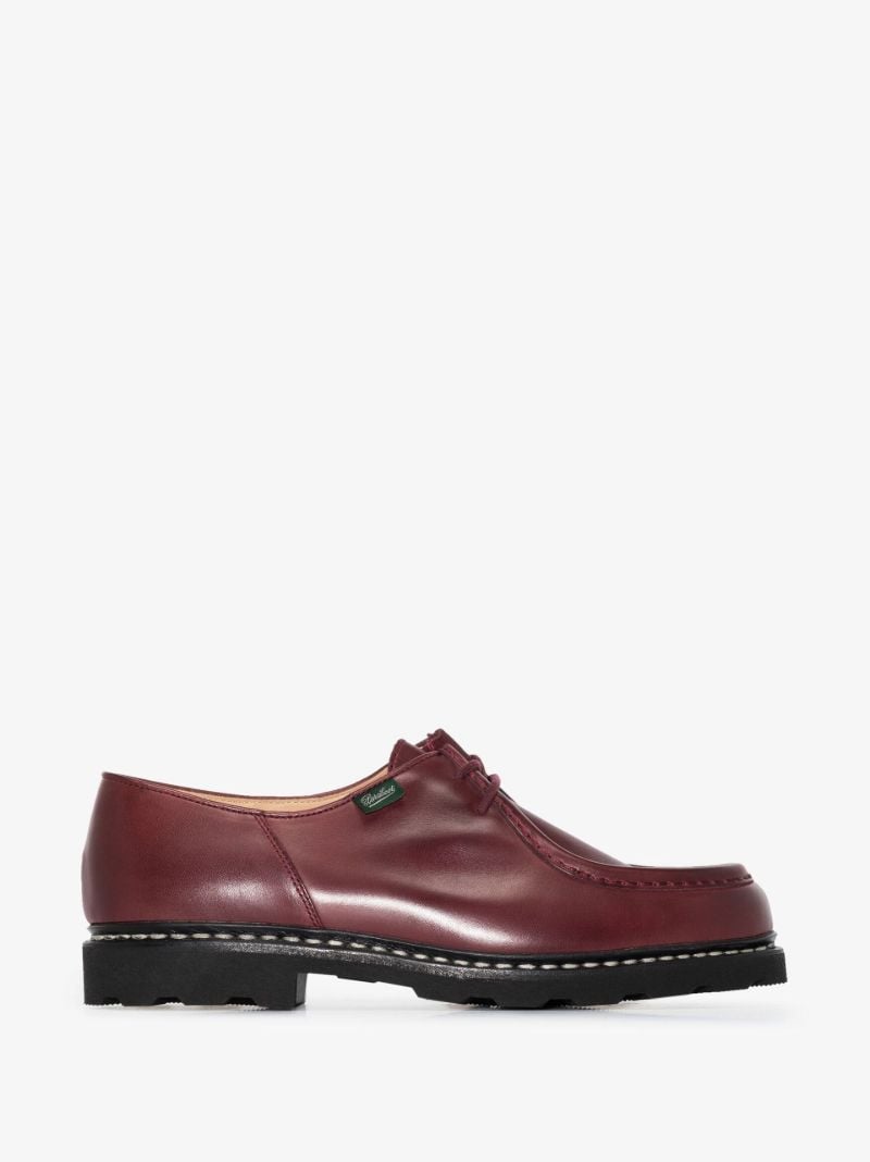 Red Michael Leather Shoes