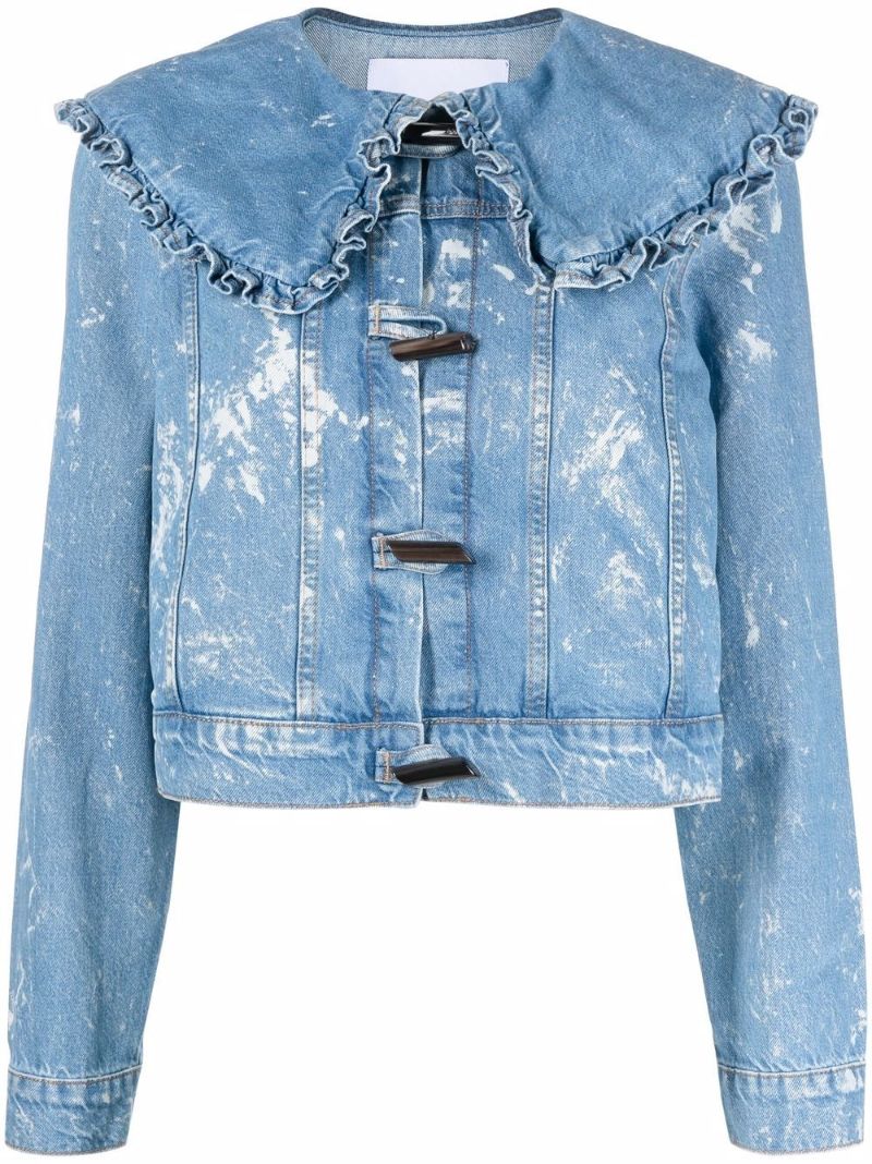 Oversized Collar Denim Jacket
