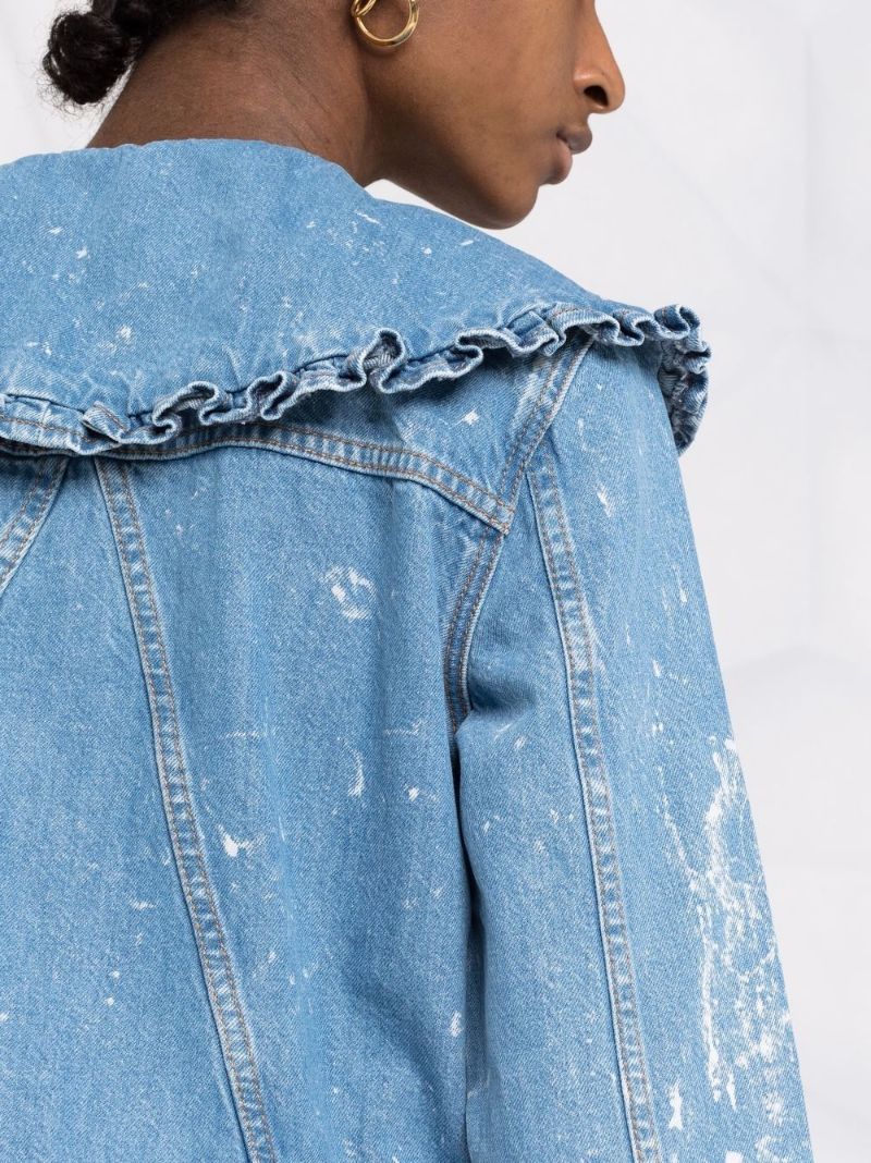 Oversized Collar Denim Jacket