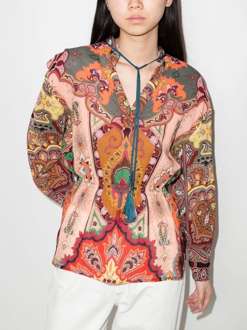 Love Paisley Cotton Blouse