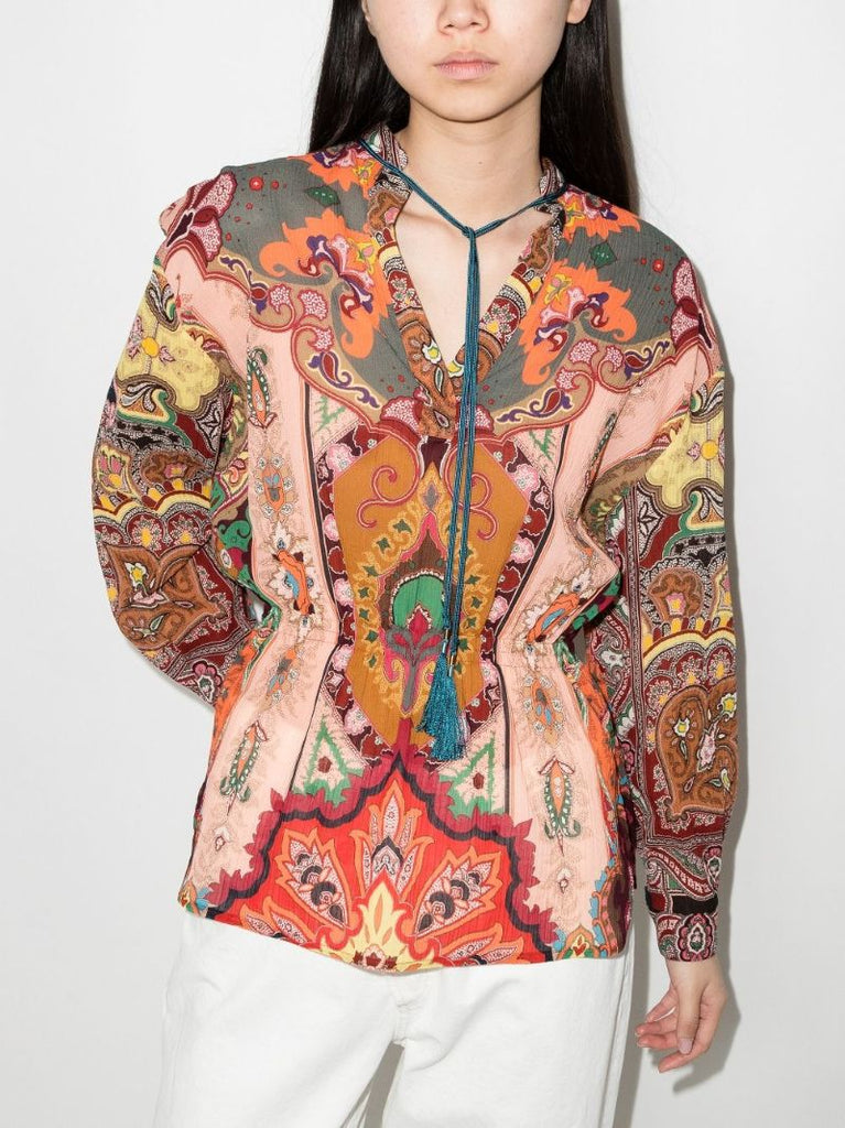 Love Paisley Cotton Blouse