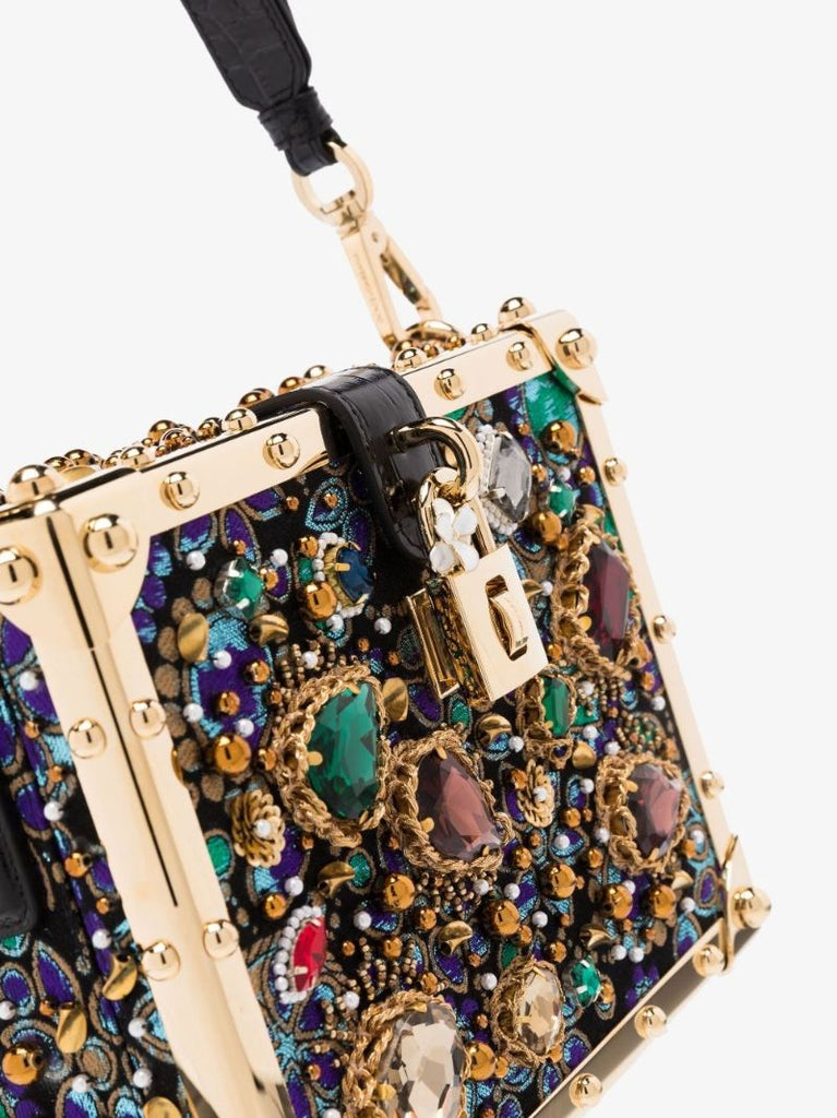 Multicolour Crystal Shoulder Bag