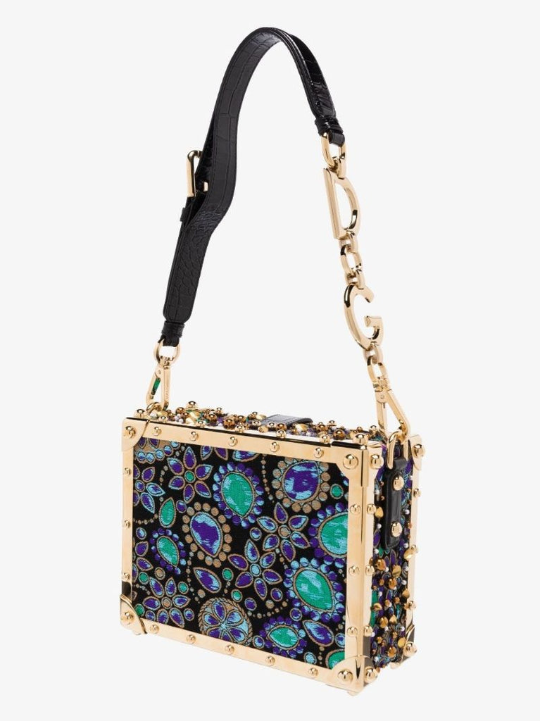 Multicolour Crystal Shoulder Bag