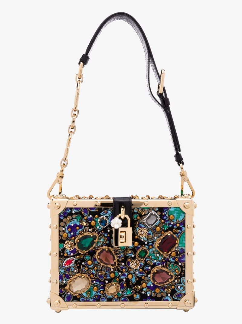 Multicolour Crystal Shoulder Bag