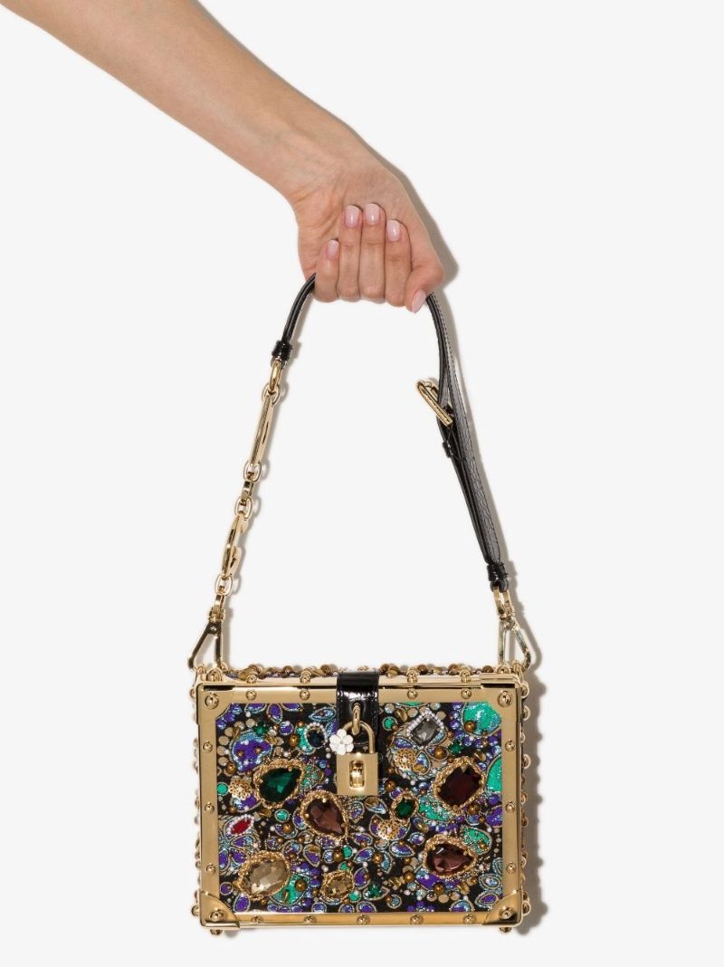 Multicolour Crystal Shoulder Bag