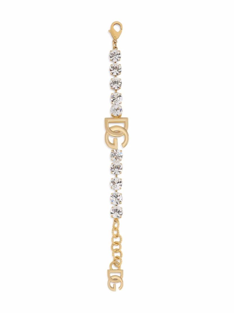 Gold-tone Dg Crystal Bracelet