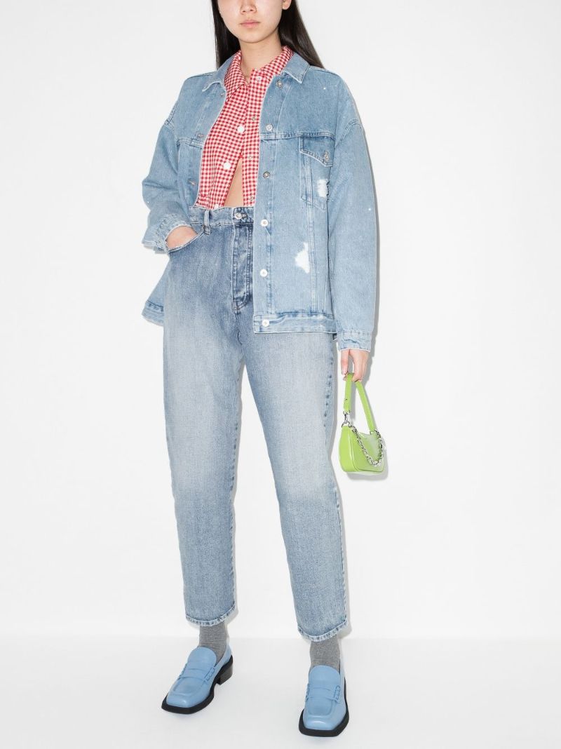 Embellished Oversized Denim Jacket