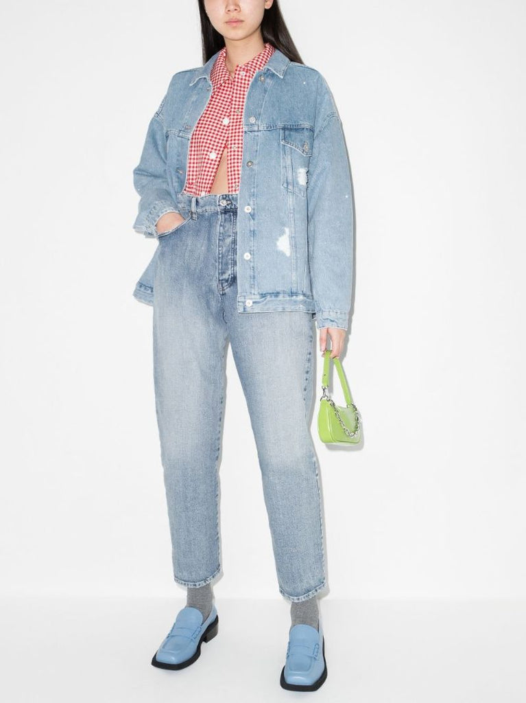 Embellished Oversized Denim Jacket