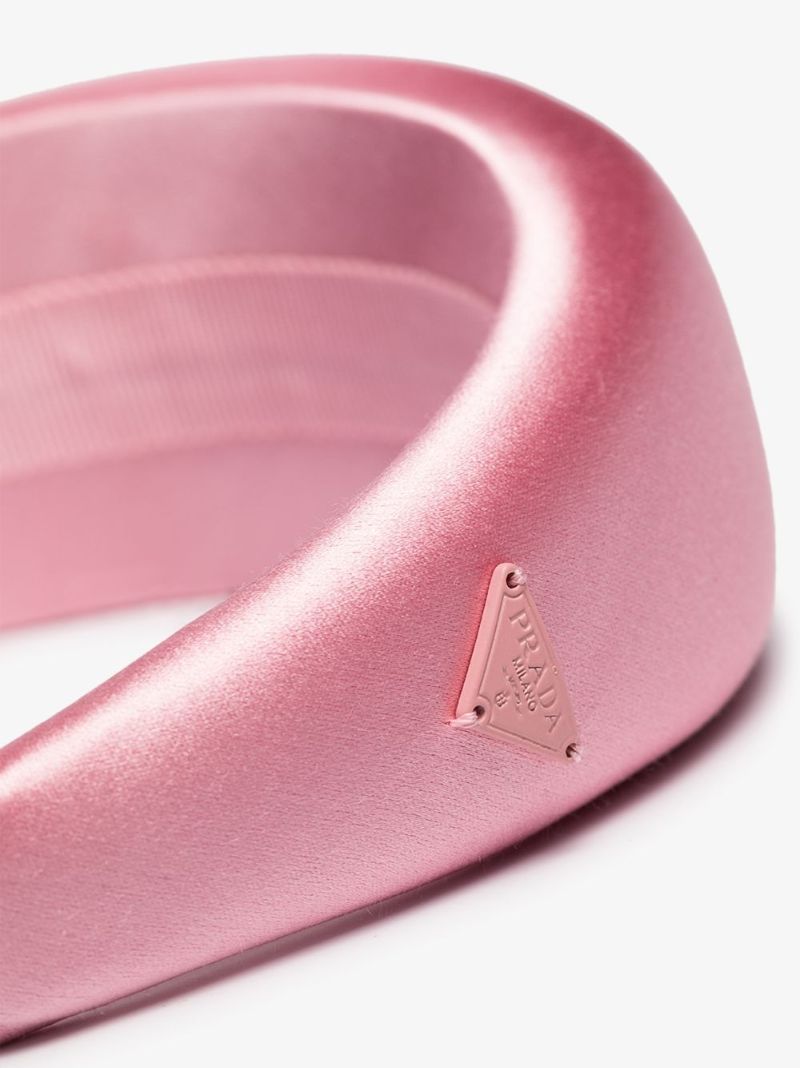 Pink Logo Satin Headband