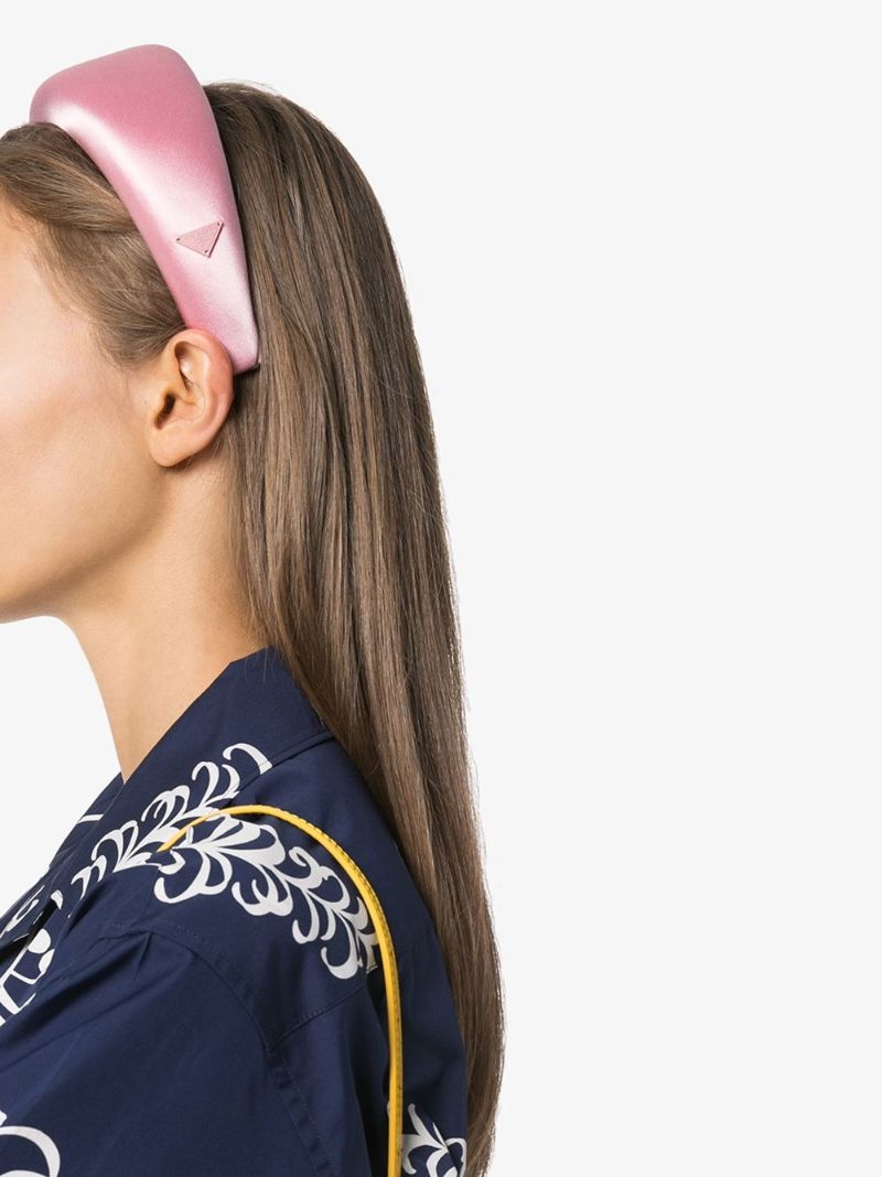 Pink Logo Satin Headband