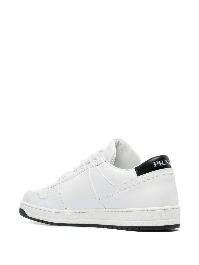 White Downtown Leather Sneakers