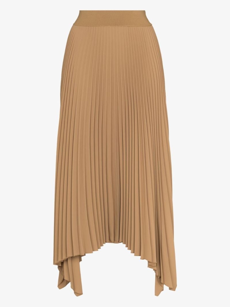 Ade Asymmetric Pleated Midi Skirt