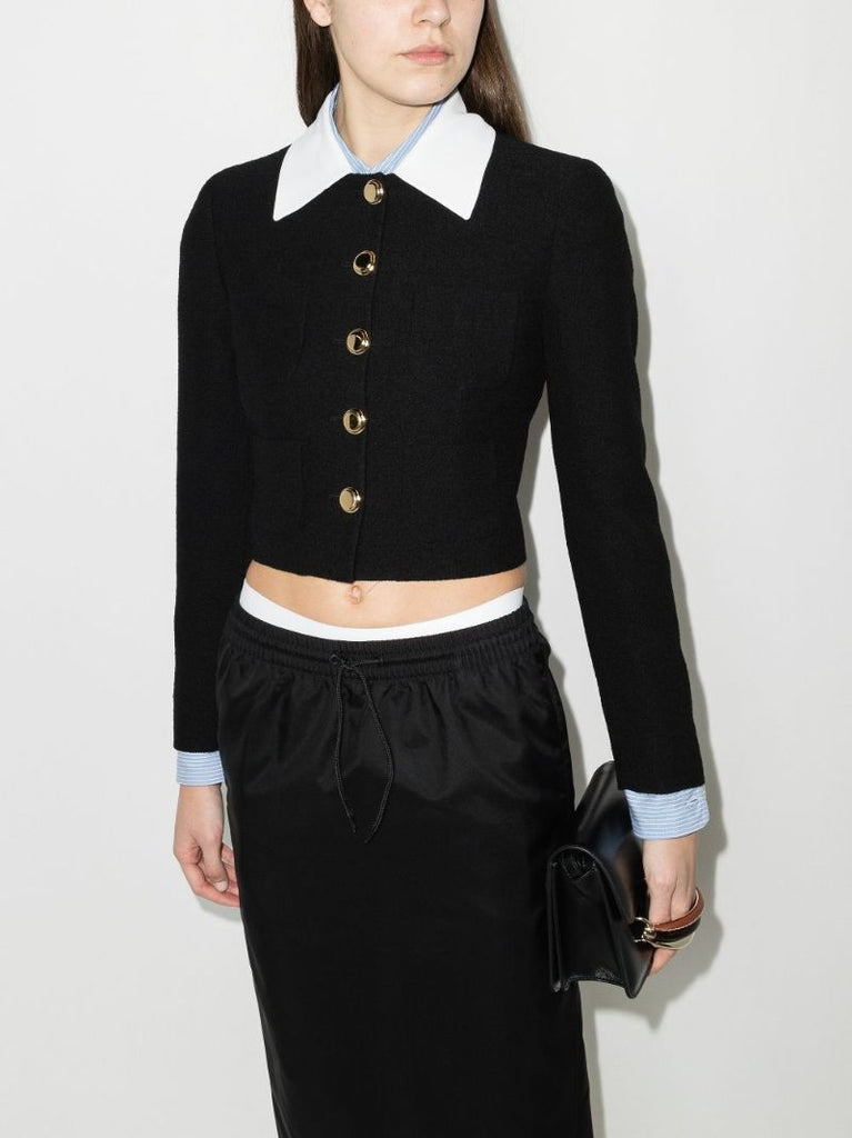 BouclÃ_x0083_Â© Cropped Jacket