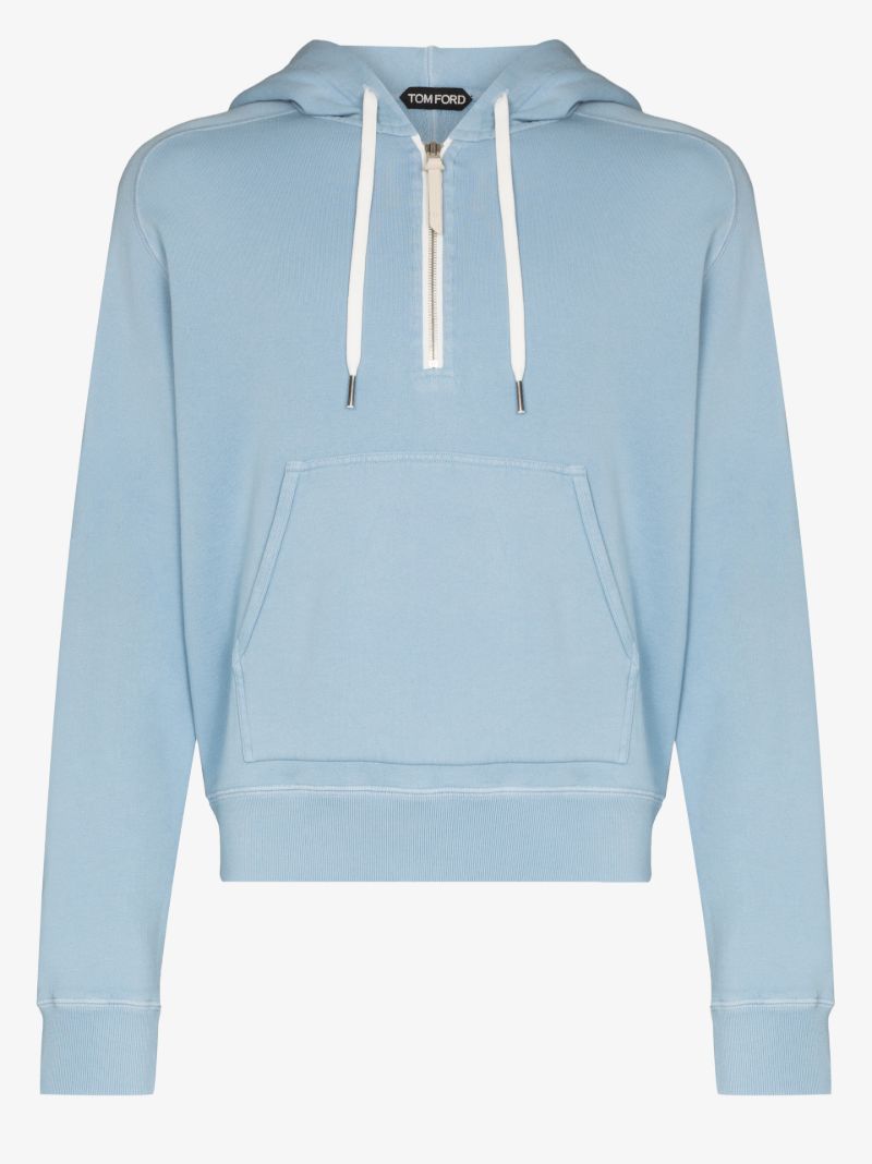 Half-zip Cotton Hoodie