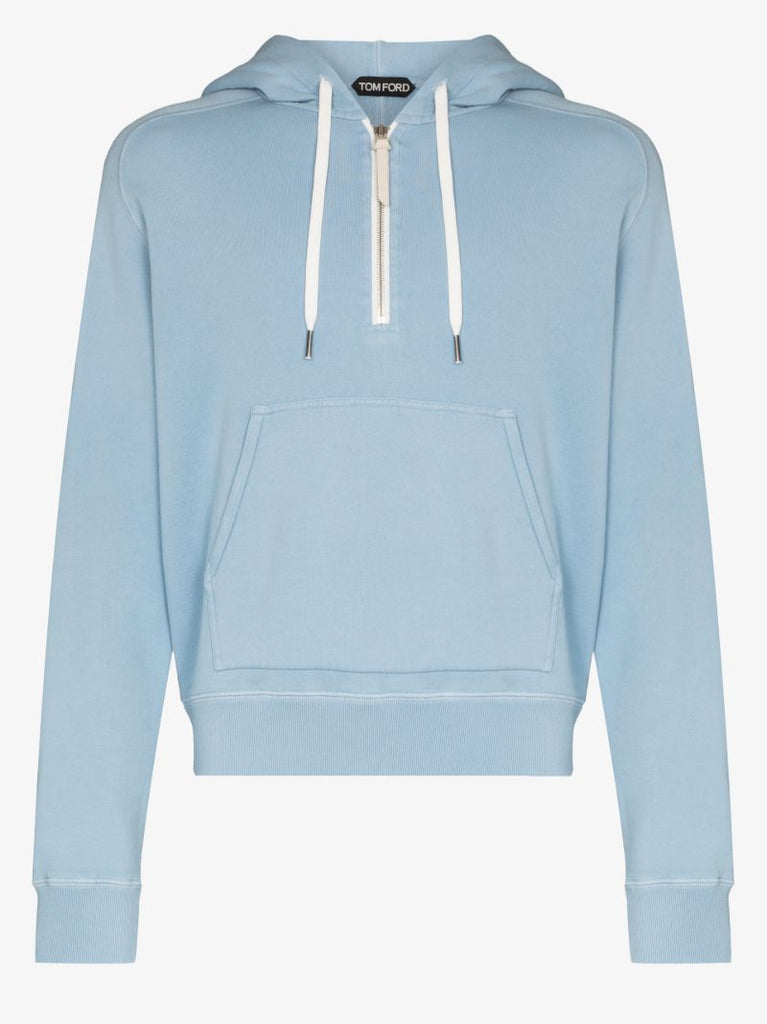 Half-zip Cotton Hoodie