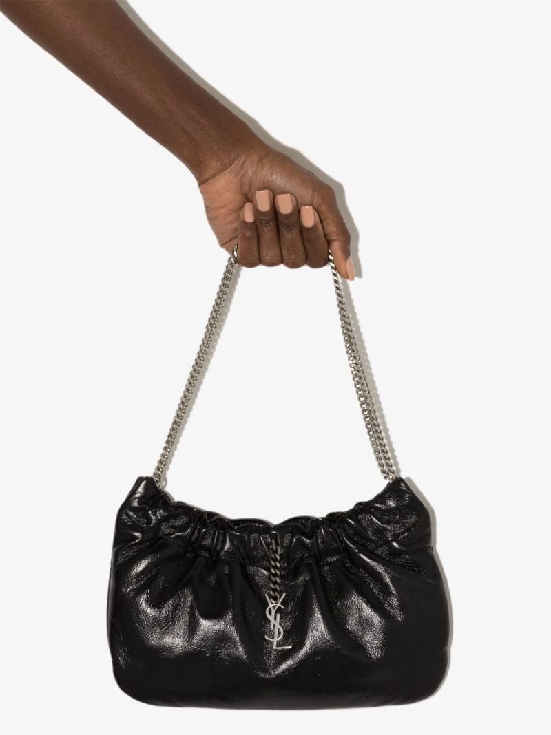 Black Pac Pac Mini Leather Shoulder Bag