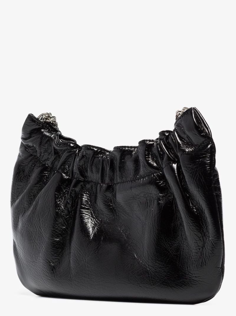 Black Pac Pac Mini Leather Shoulder Bag