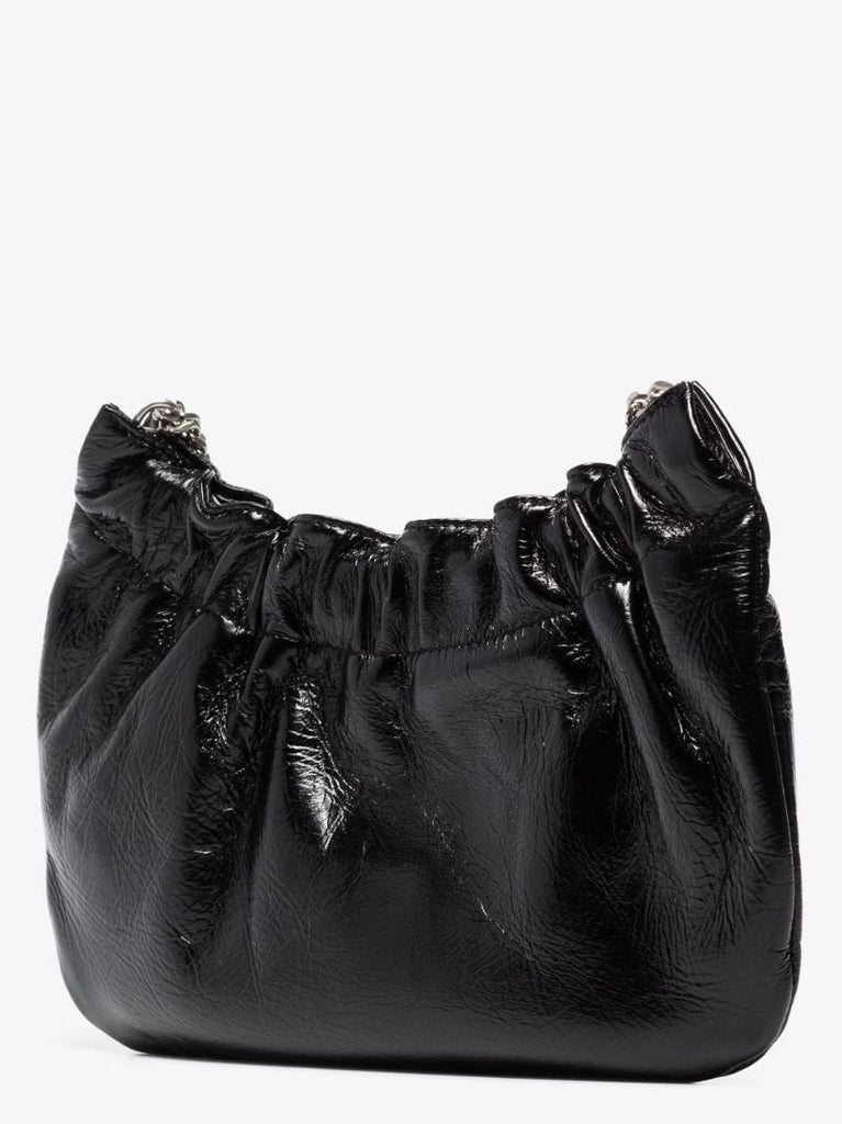 Black Pac Pac Mini Leather Shoulder Bag